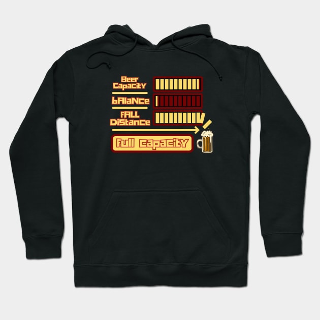 Beer Capacity "Full" Hoodie by Invad3rDiz